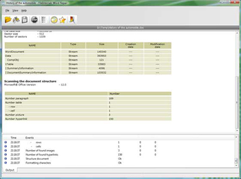 FileInternals Word Repair screenshot 2