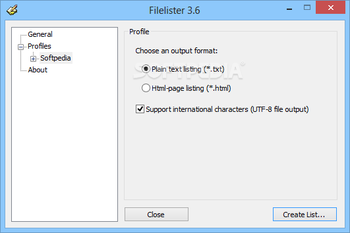 Filelister screenshot 3