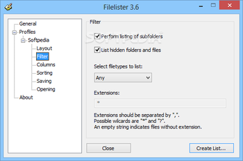 Filelister screenshot 5