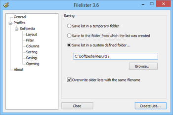 Filelister screenshot 8