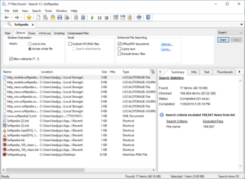 FileLocator Pro screenshot 2