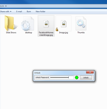FileLock screenshot