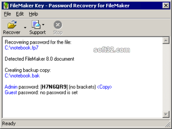FileMaker Key screenshot 3
