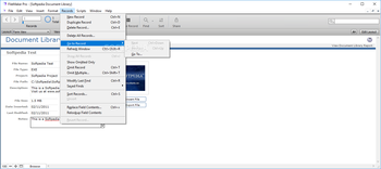 FileMaker Pro screenshot 7
