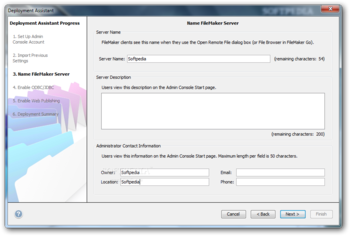 FileMaker Server screenshot 11
