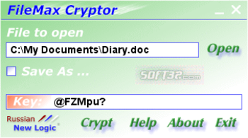 FileMax Cryptor screenshot 3