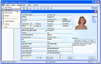 FileMed Electronic Medical Records (EMR) screenshot 2