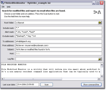 FileModifiedMonitor screenshot 2