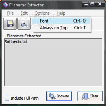Filename Extractor screenshot 3