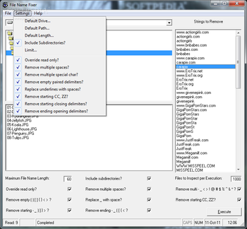 FileNameFixer screenshot 2