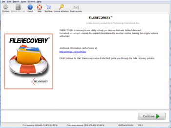 FILERECOVERY 2016 Standard PC screenshot