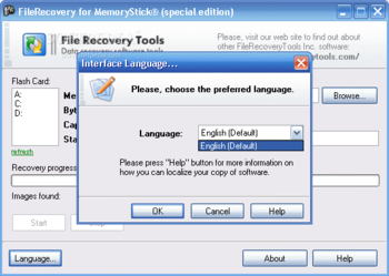 FileRecovery for MemoryStick screenshot 3