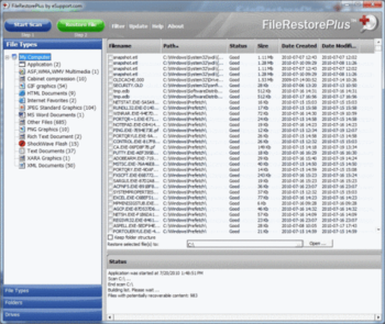 FileRestorePlus screenshot