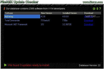 FileREX Update Checker screenshot 2