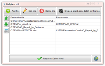 FileRplacer screenshot
