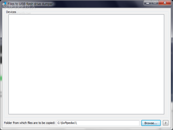 Files to USB flash drive dumper screenshot 2