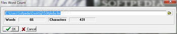 Files Word Count screenshot 2