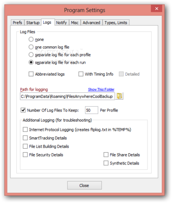 FilesAnywhere CoolBackup screenshot 11