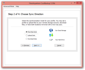 FilesAnywhere CoolBackup screenshot 3