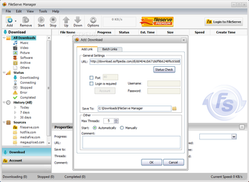 FileServe Manager screenshot 2