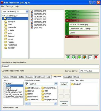 Fileserver screenshot