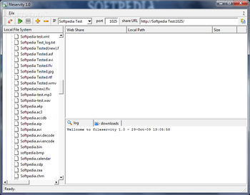 fileservity screenshot