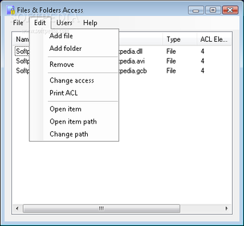 Files&Folders Access screenshot 3