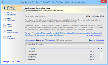 FileSieve screenshot