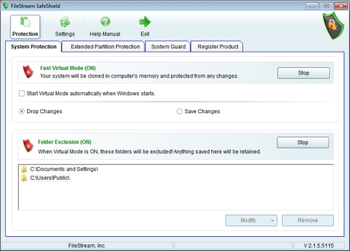 FileStream SafeShield screenshot