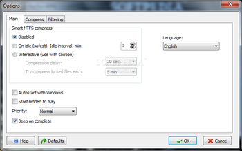 FileThin NTFS screenshot 2