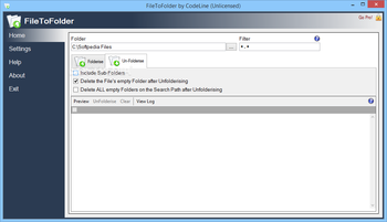 FileToFolder screenshot 3