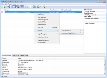 FileType Verificator screenshot