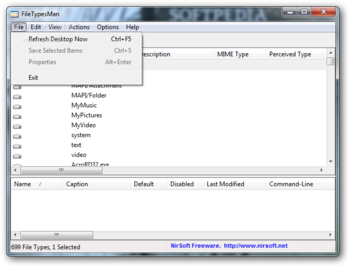 FileTypesMan screenshot 2
