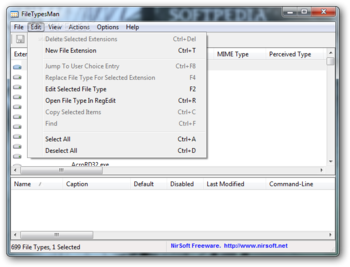 FileTypesMan screenshot 3