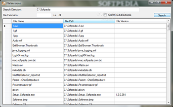 FileVersions screenshot