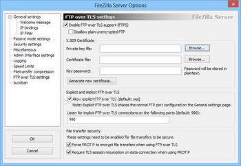 FileZilla Server screenshot 17