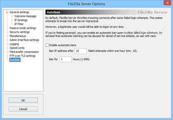 FileZilla Server screenshot 18