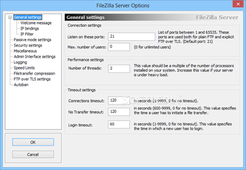 FileZilla Server screenshot 7