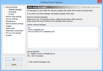 FileZilla Server screenshot 8