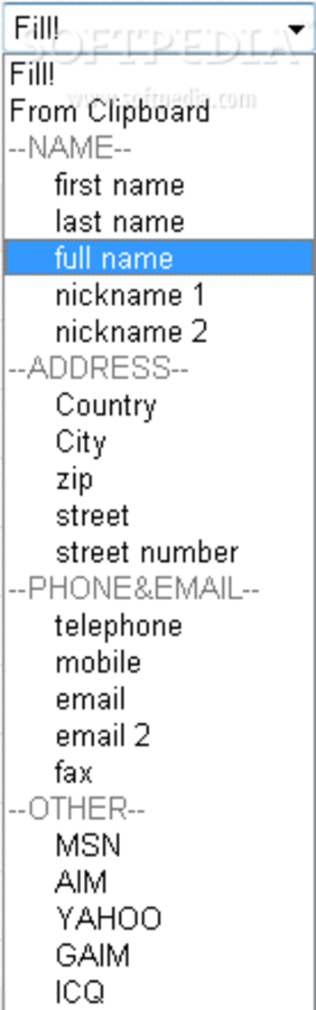 FillMyForm screenshot
