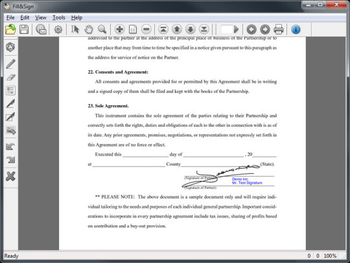 Fill&Sign screenshot