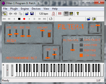 FILTER-1 & ADSR-1 screenshot