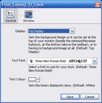 Final Fantasy XI Clock screenshot 3
