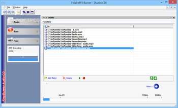 Final MP3 Burner screenshot 3