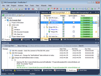 FinalBuilder screenshot