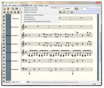 Finale SongWriter screenshot 4