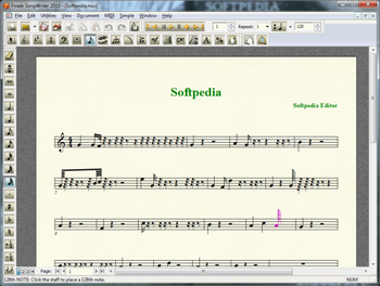 Finale SongWriter screenshot