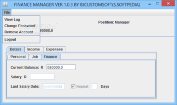 FINANCE MANAGER screenshot 4