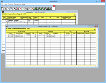 FinanceBase screenshot