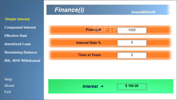 Finance(i) screenshot